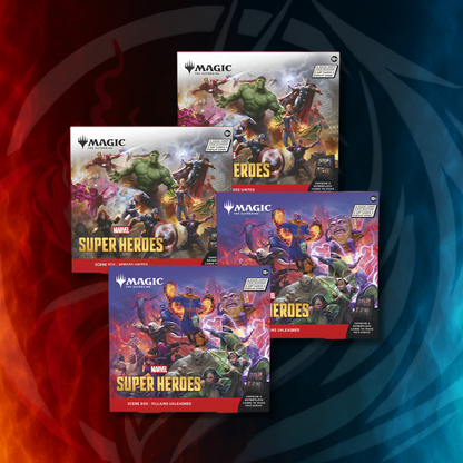 [PRE-ORDER] MTG | Marvel Super Heroes — Scene Box Bundle x16 (Case)