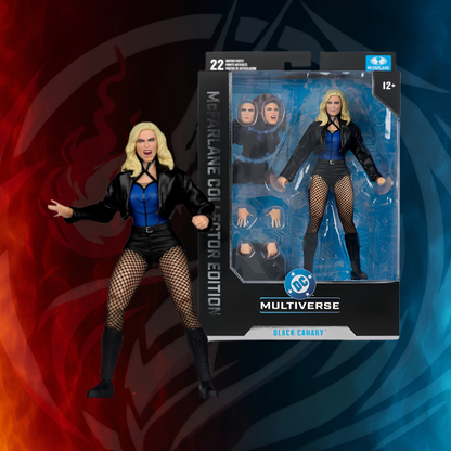 DC Multiverse Black Canary McFarlane Collector Edition 7-inch figure, front view
