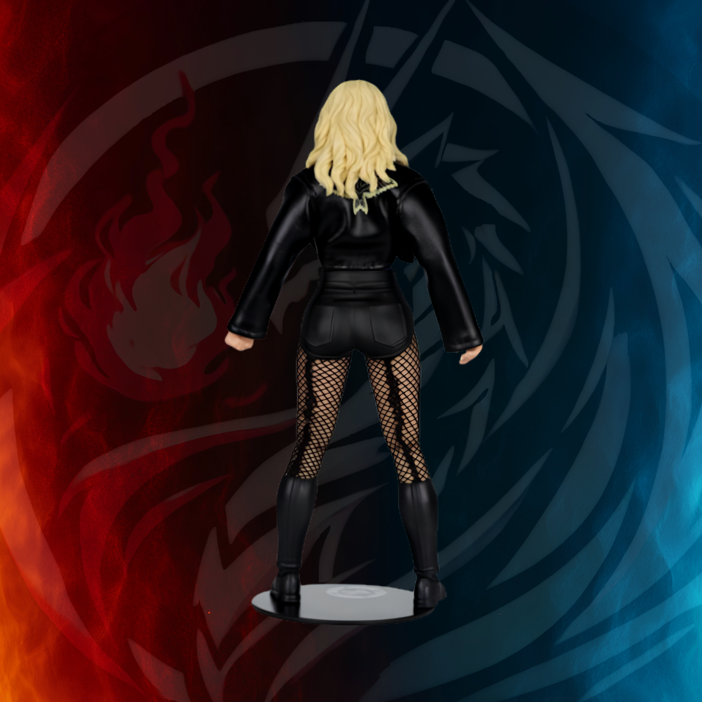 DC Multiverse Black Canary McFarlane 7-inch figure, side profile