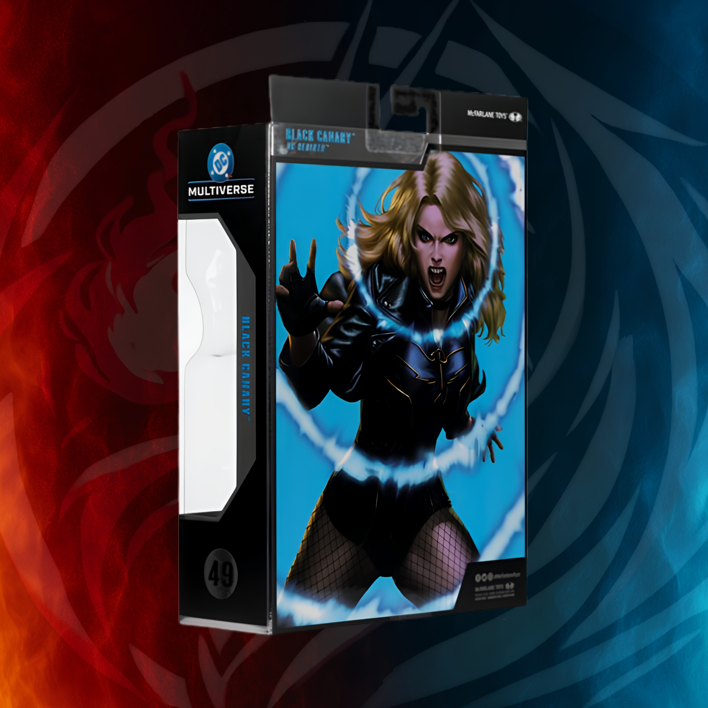 DC Multiverse Black Canary McFarlane Collector Edition packaging