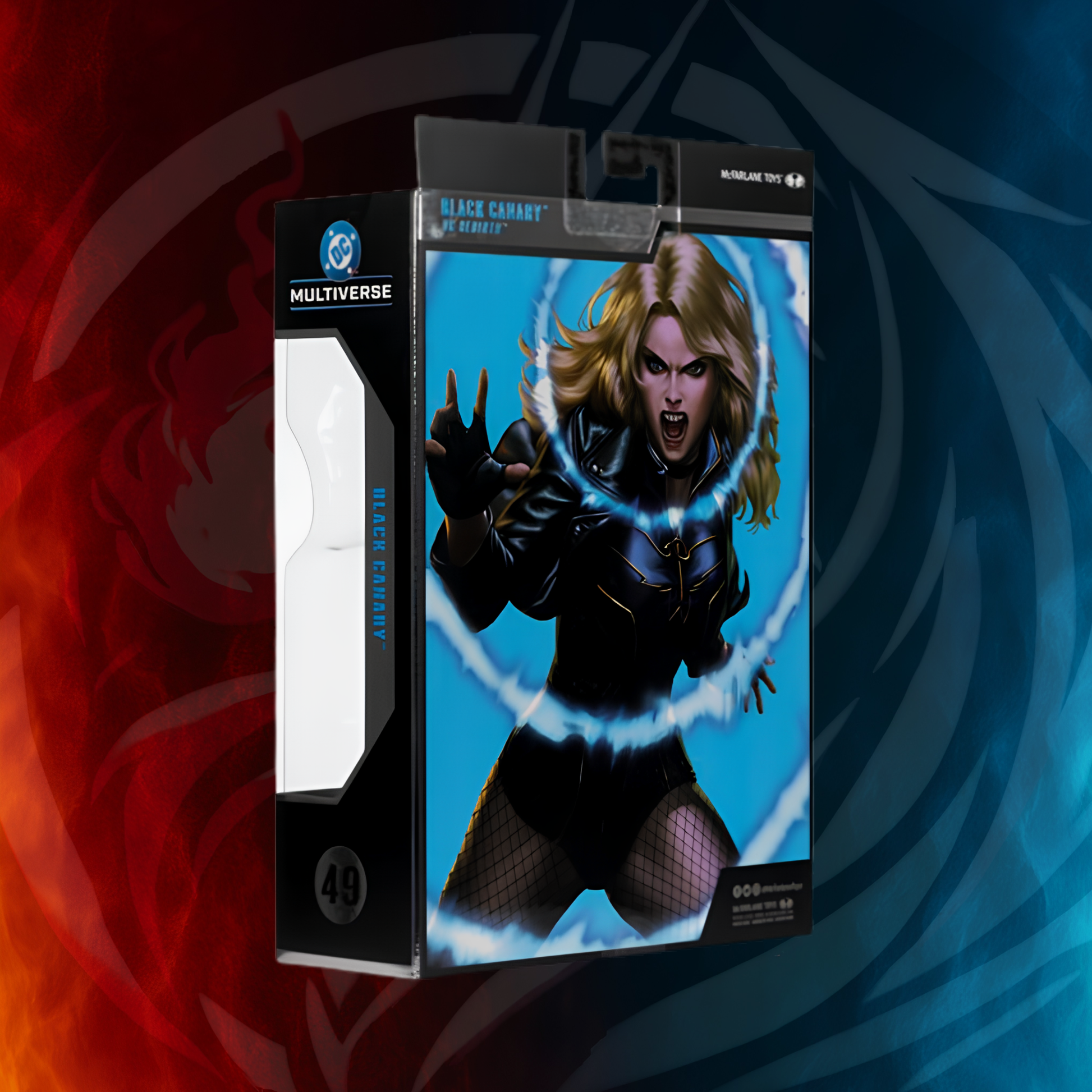 DC Multiverse Black Canary McFarlane Collector Edition packaging