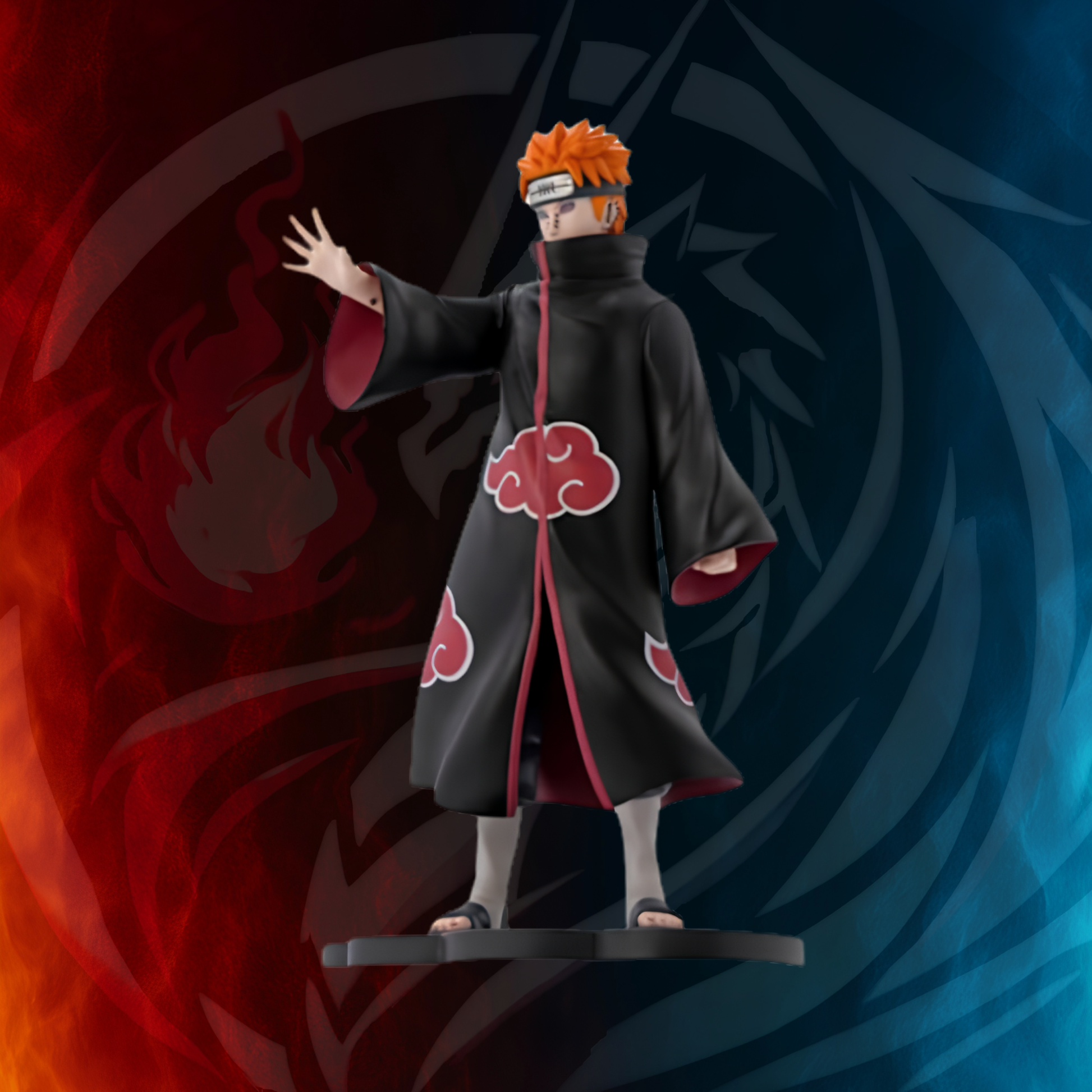 Naruto Shippuden Pain ABYstyle figurine, alternate angle
