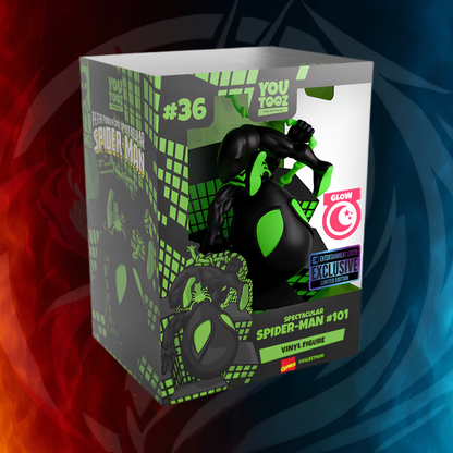 Youtooz Spectacular Spider-Man glow vinyl figure #36 - glow-in-the-dark effect