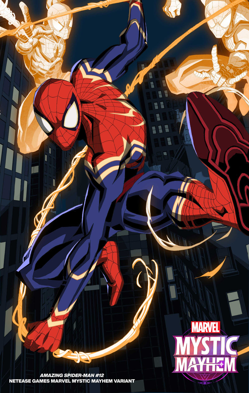 The Amazing Spider-Man comic cover in anime style – titled variant edition (Marvel).