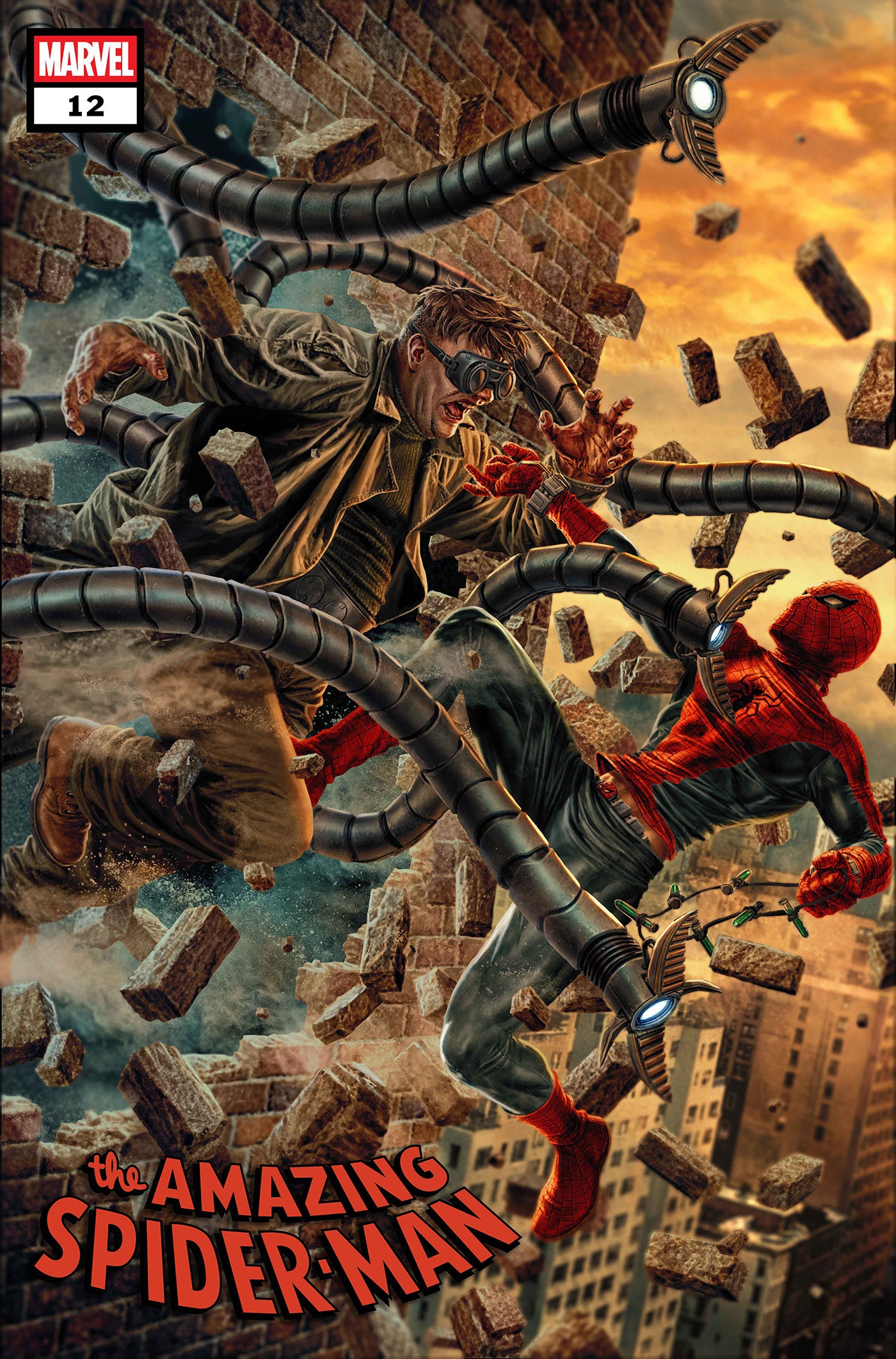 The Amazing Spider-Man comic cover featuring Doctor Octopus – titled variant edition (Marvel).