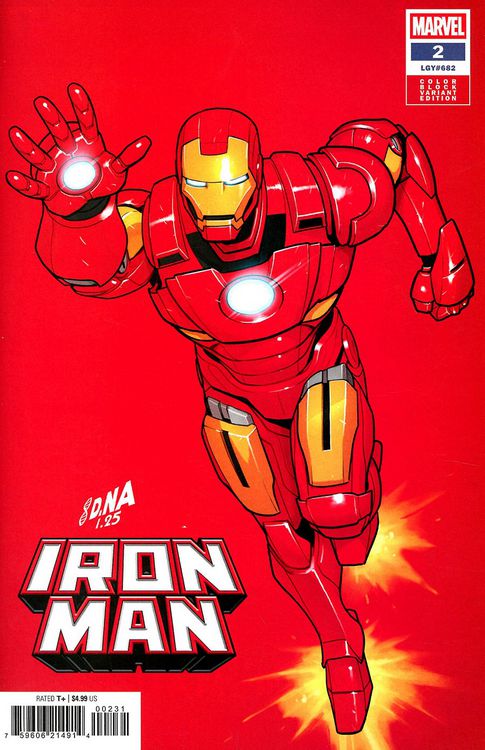 Iron Man, Vol. 8 #2 Cover C David Nakayama Color Block Variant cover