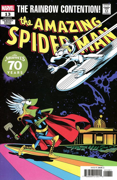 The Amazing Spider-Man, Vol. 7 #13 Cover C Dave Bardin Muppets Variant cover