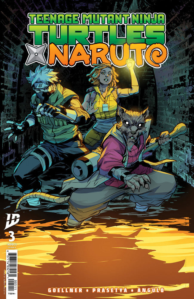 Teenage Mutant Ninja Turtles x Naruto #3 Cover B Hendry Prasetya Variant cover