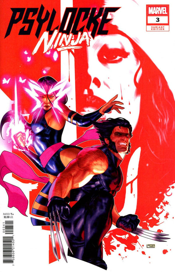 Psylocke: Ninja #3 Cover D Taurin Clarke Variant cover