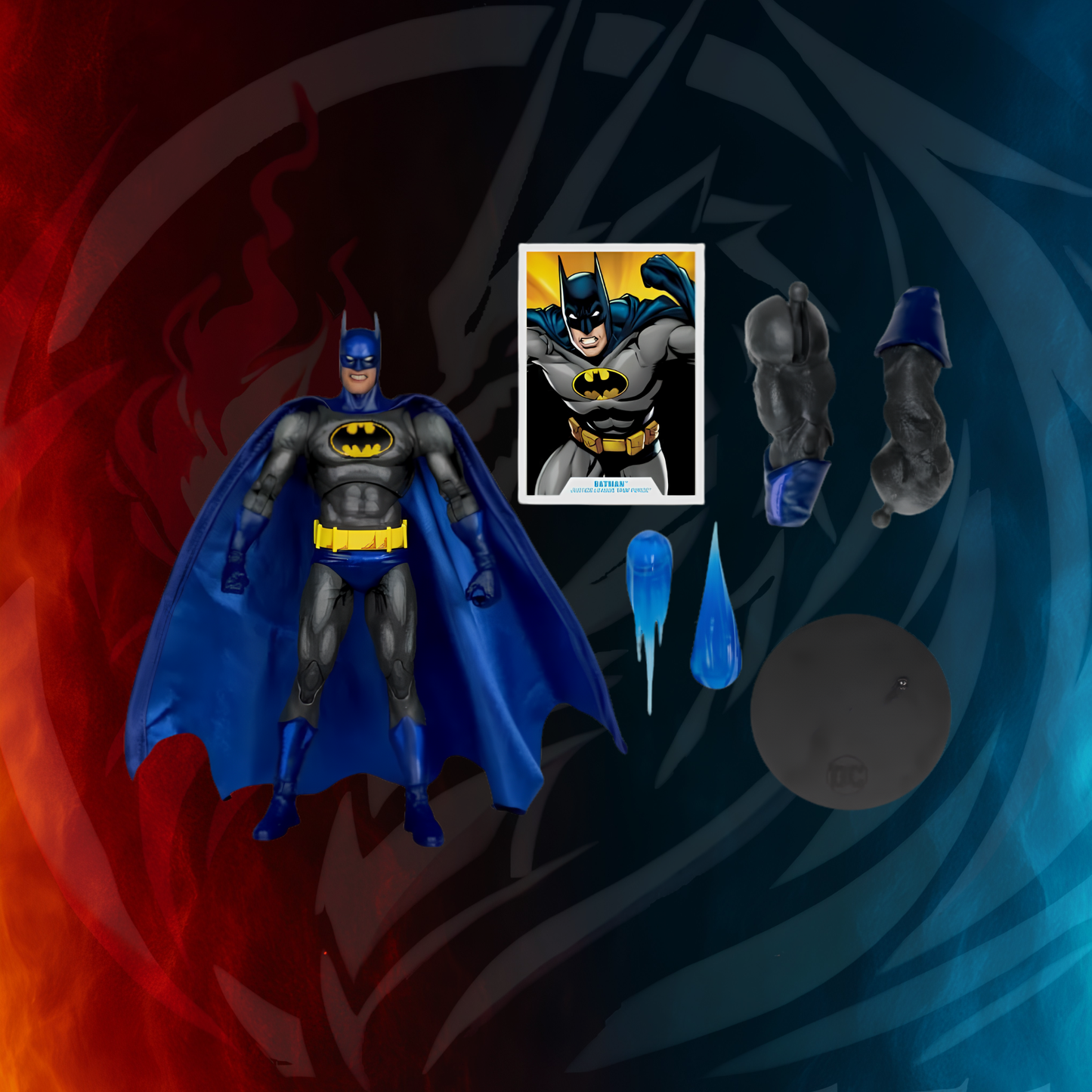 DC Build-A Wave 14 Batman (Justice League Task Force) 7-Inch Scale Action Figure