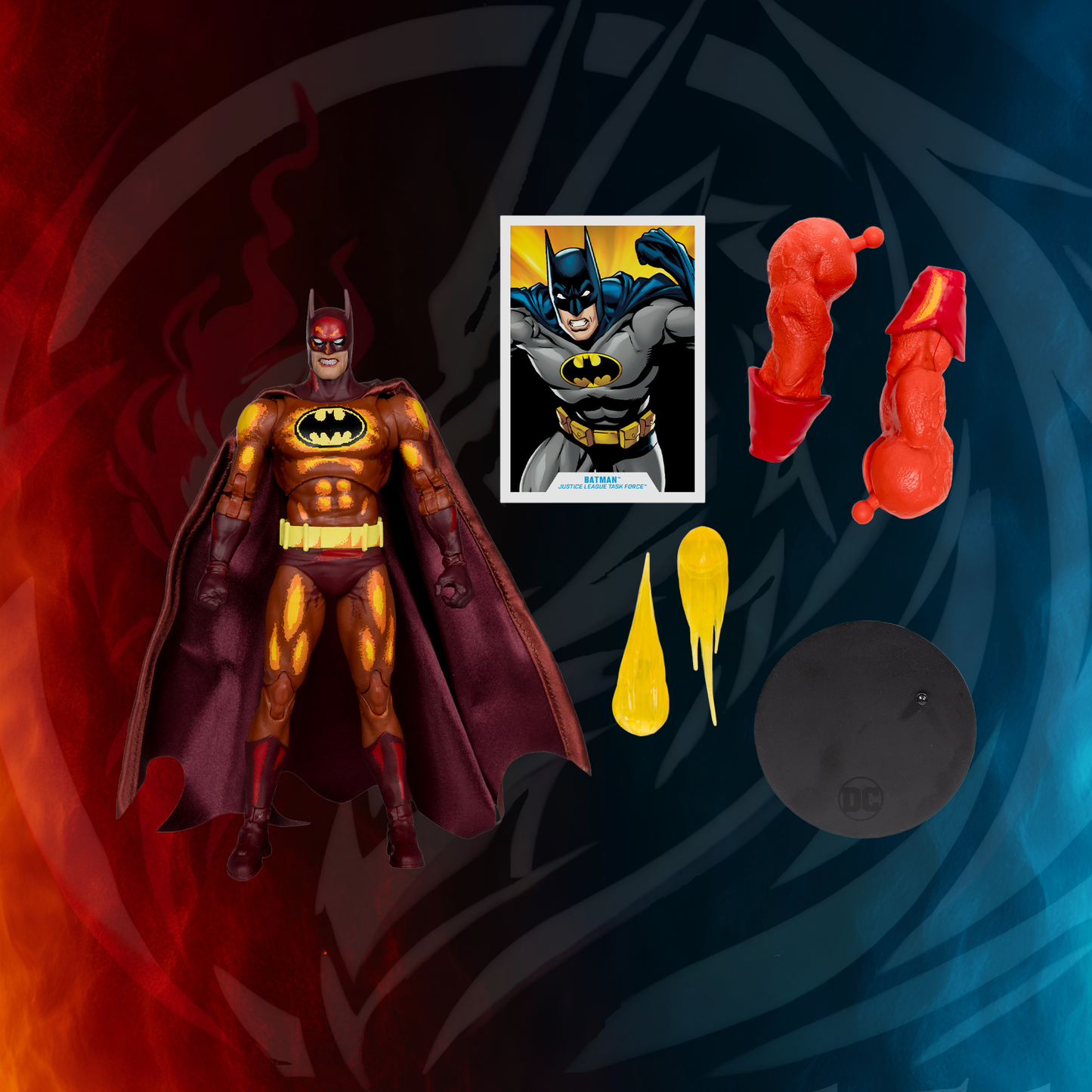 DC Build-A Wave 14 Batman (Justice League Task Force) 7-Inch Scale Action Figure (Chase)