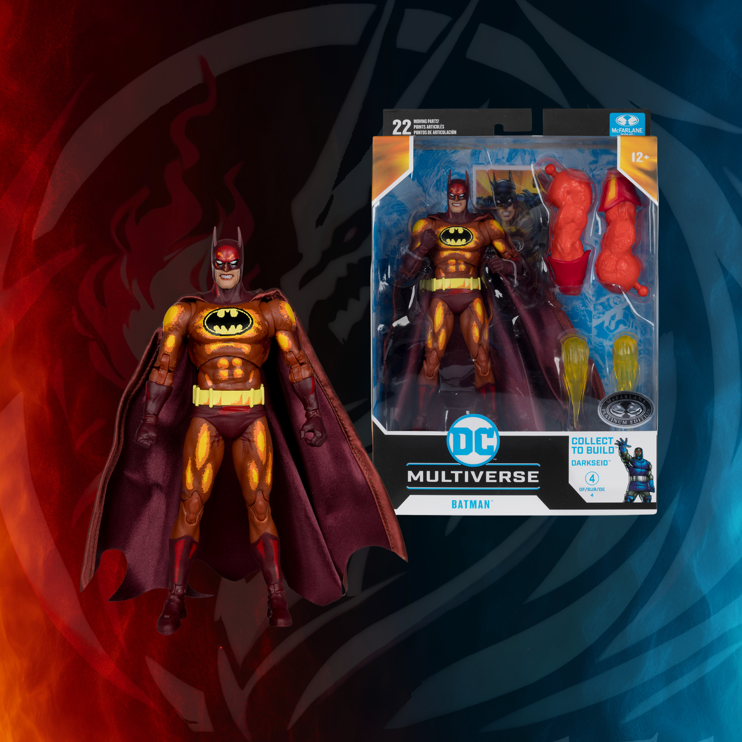 DC Build-A Wave 14 Batman (Justice League Task Force) 7-Inch Scale Action Figure (Chase)