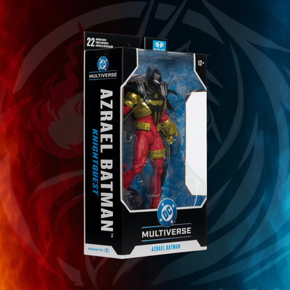 Azrael Batman (Knightquest) McFarlane DC Multiverse 7-inch action figure in retail packaging
