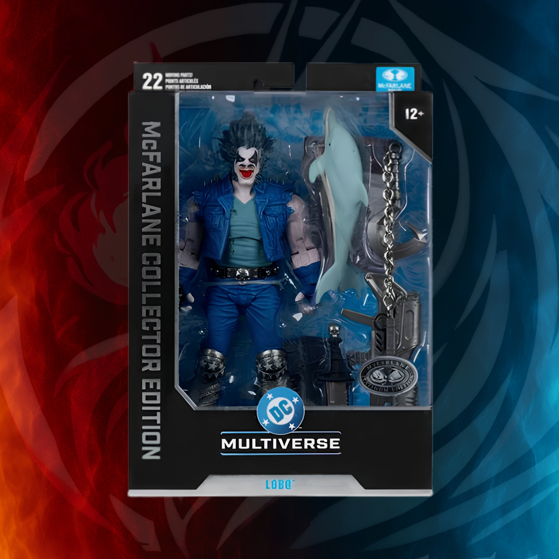 DC Multiverse Wave 14 Lobo (Volume 1) #58 Platinum Chase figure with accessories