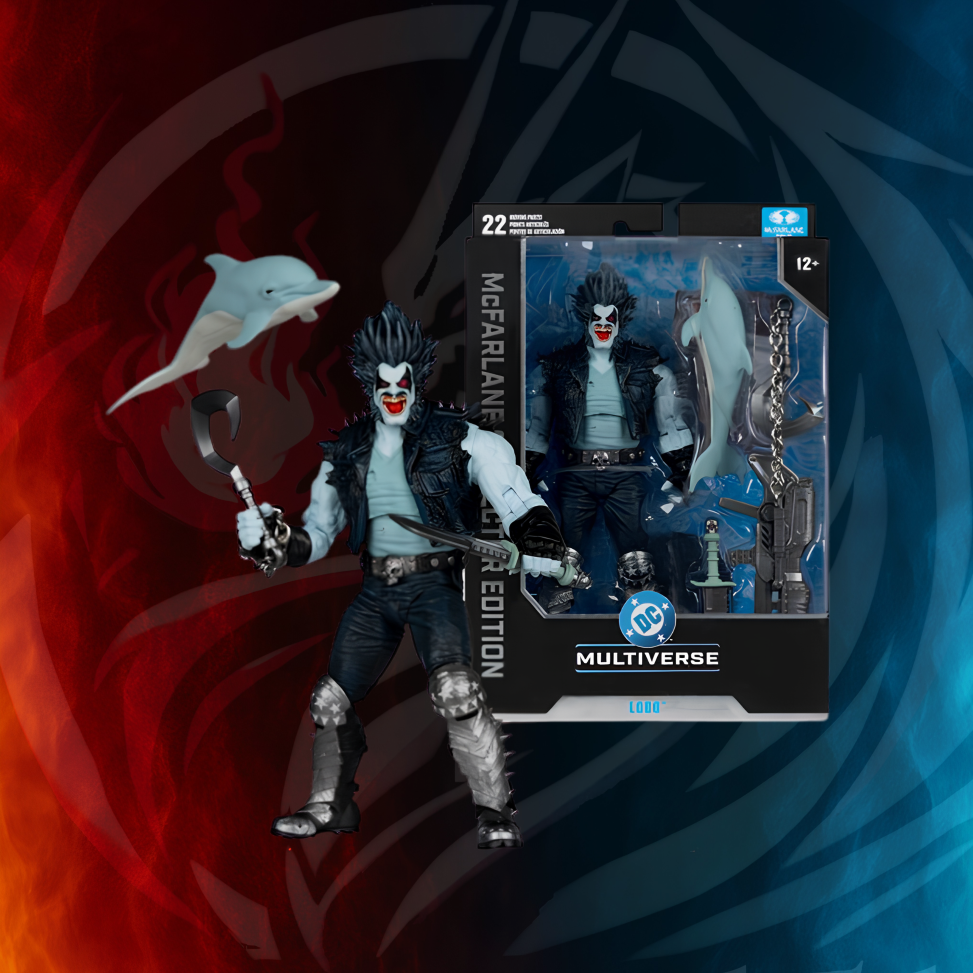 DC Multiverse Wave 14 Lobo (DC Classic) #58 7-inch figure — alternate view 5