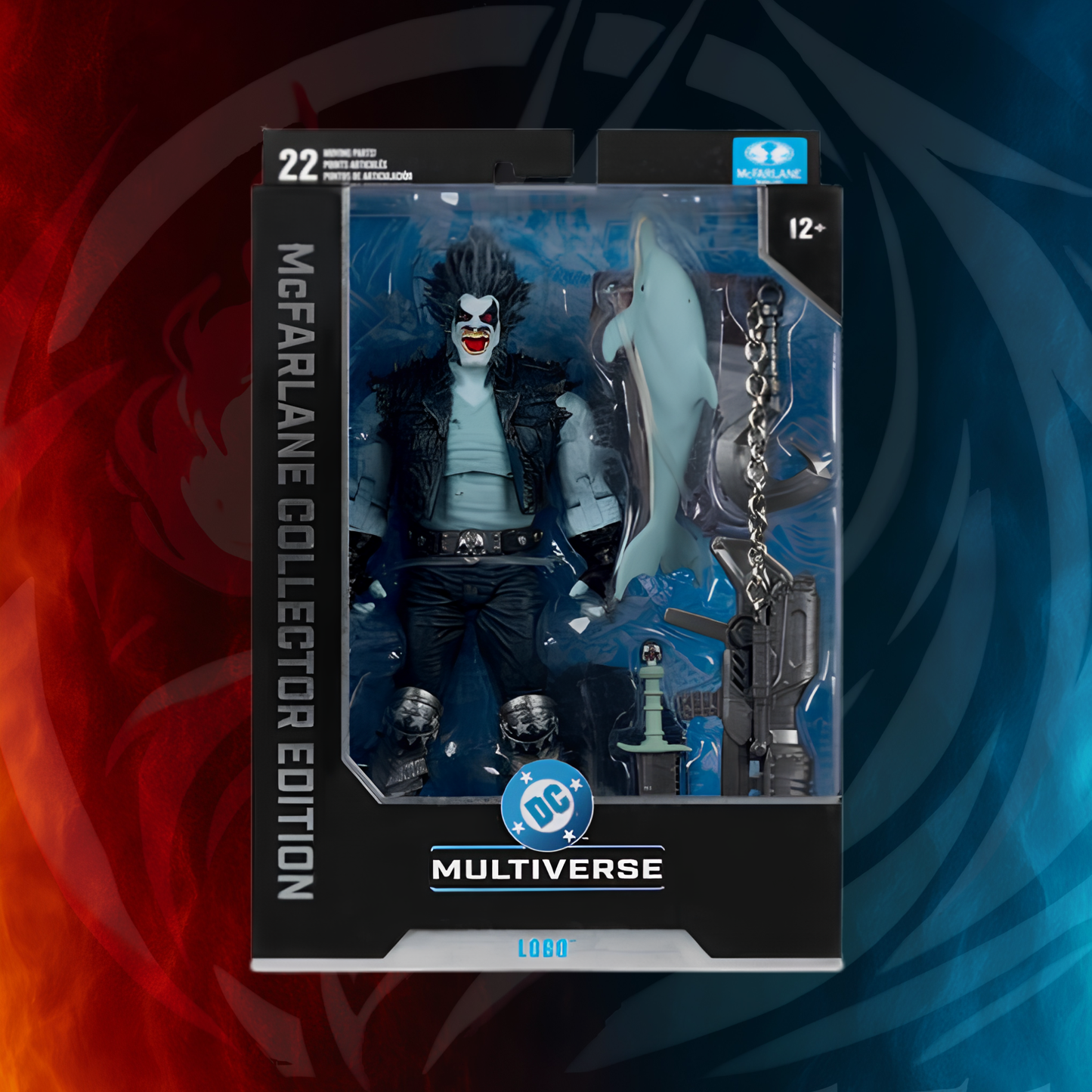 DC Multiverse Wave 14 Lobo (DC Classic) #58 in premium McFarlane Collector Edition window-box packaging