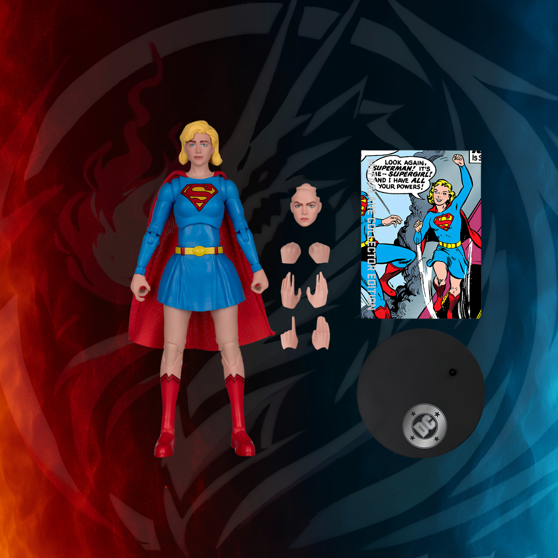 DC Multiverse Wave 14 Supergirl (Action Comics #59) 7-inch figure — alternate view 3