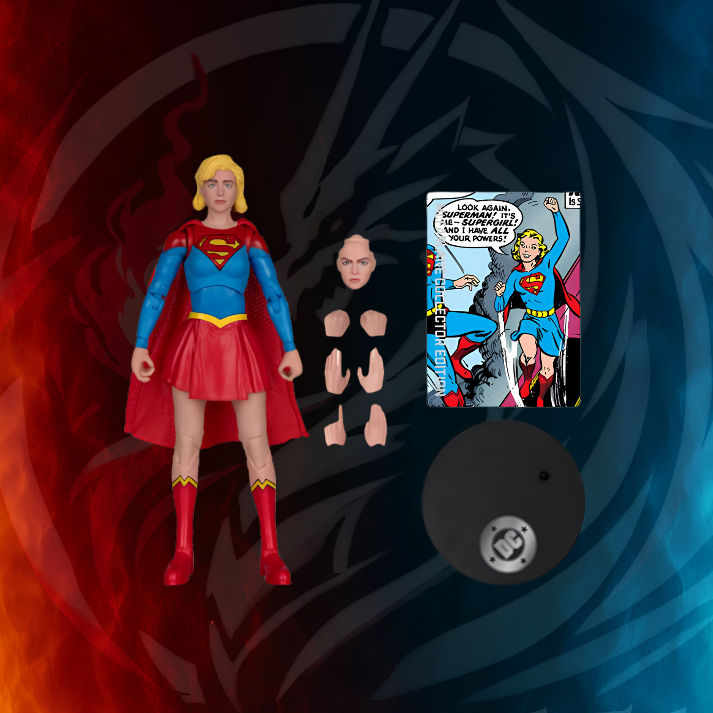 DC Multiverse McFarlane Collector Edition Wave 14 Supergirl (Action Comics #59) 7-Inch Action Figure (Platinum Chase)