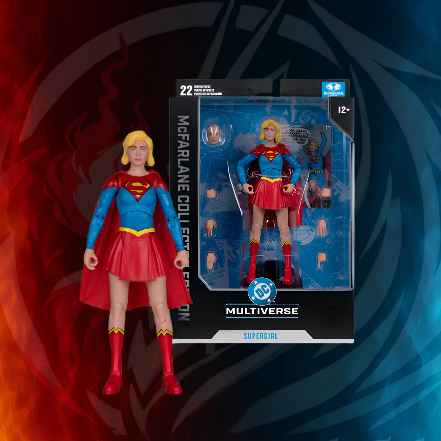DC Multiverse McFarlane Collector Edition Wave 14 Supergirl (Action Comics #59) 7-Inch Action Figure (Platinum Chase)