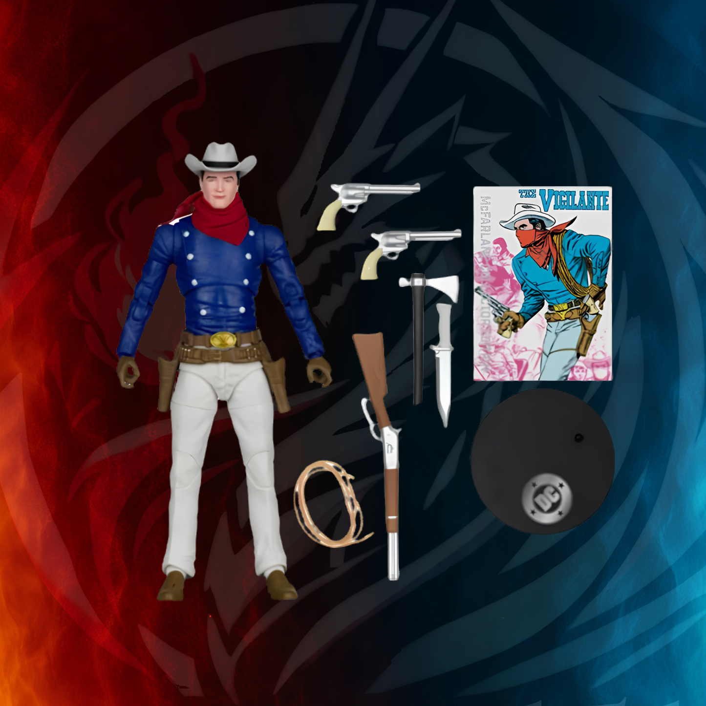 DC Multiverse McFarlane Collector Edition Wave 14 Vigilante (All-Star Squadron) #56 7-Inch Action Figure (Platinum Chase)
