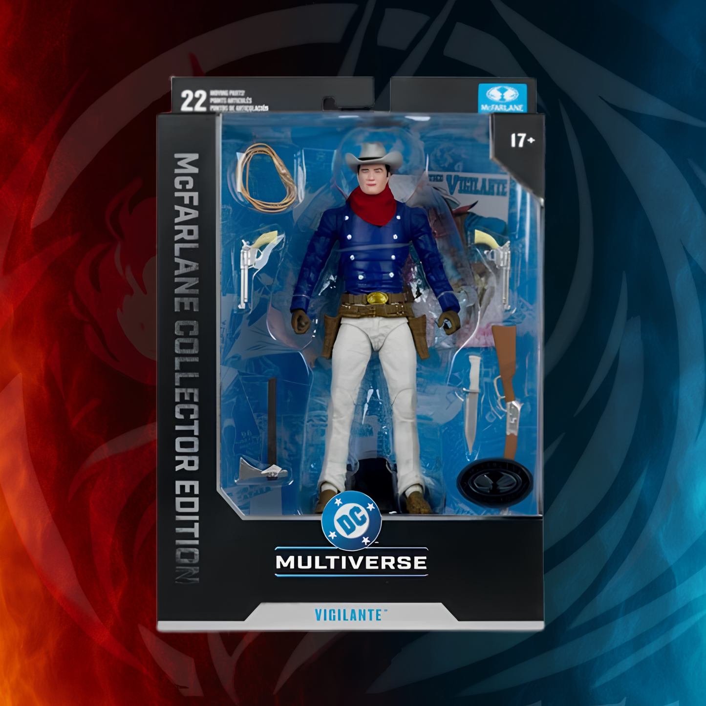 DC Multiverse McFarlane Collector Edition Wave 14 Vigilante (All-Star Squadron) #56 7-Inch Action Figure (Platinum Chase)