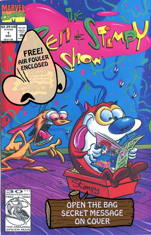 The Ren & Stimpy Show #1 Cover A Direct Edition Ren & Stimpy Card Included cover