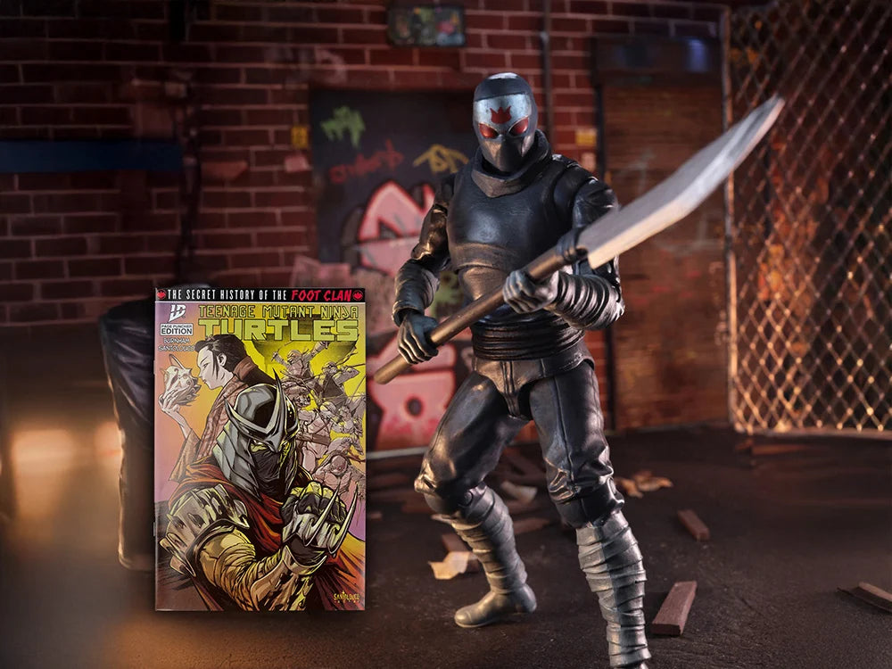 McFarlane TMNT Page Punchers Foot Soldier 5-Inch Figure with Comic