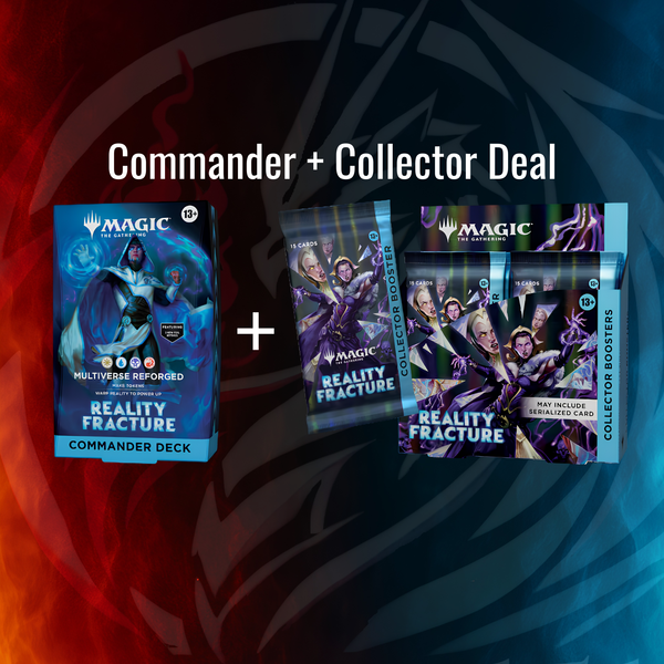 Magic: The Gathering Reality Fracture Multiverse Reforged Commander Deck and Collector Booster Box pre-order deal from Prime 151 Collectibles