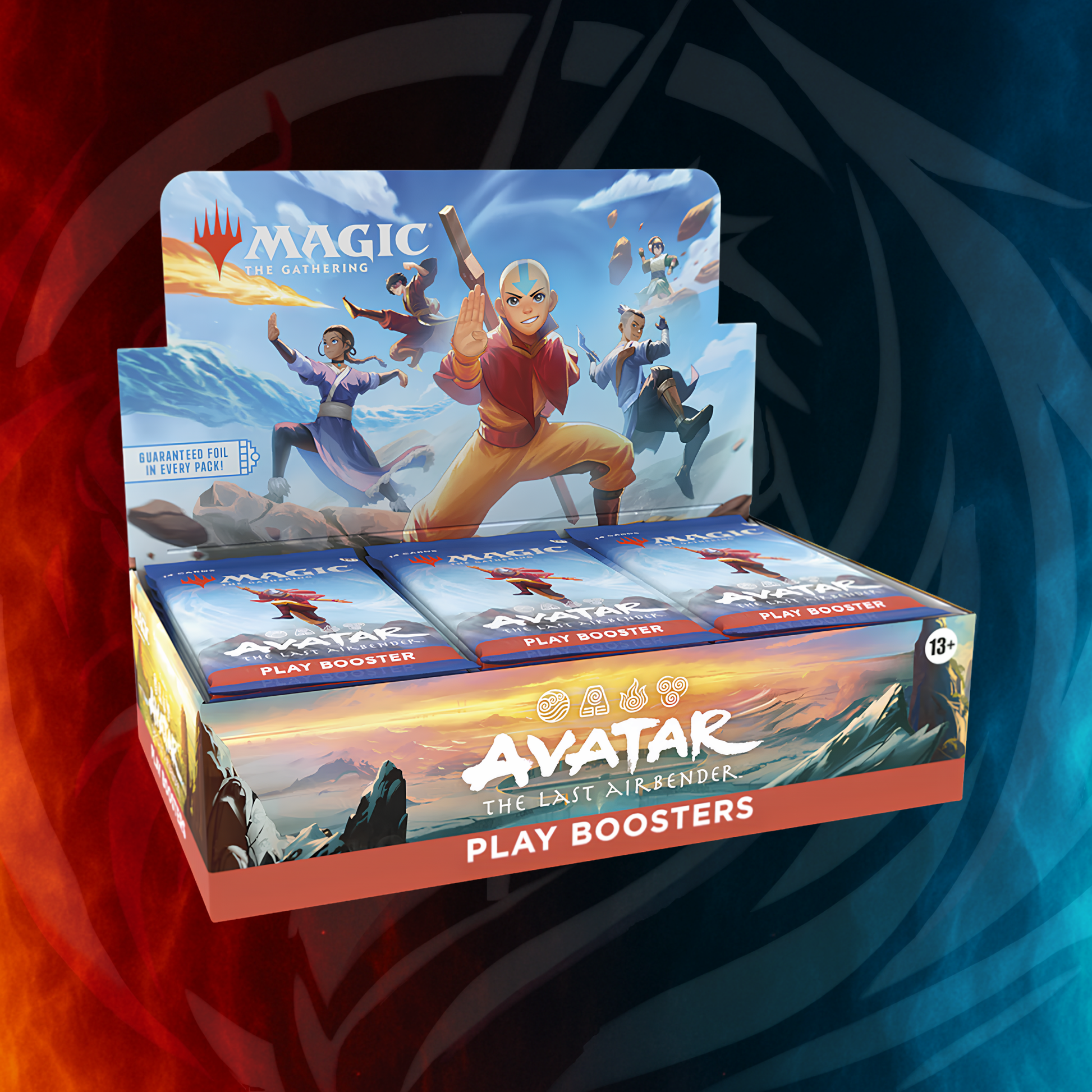 Magic: The Gathering Avatar: The Last Airbender sealed Play Booster pack, packaging