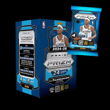 2024 - 25 Panini NBA Prizm Basketball Trading Card Blaster Box - Prime 151 Collectibles