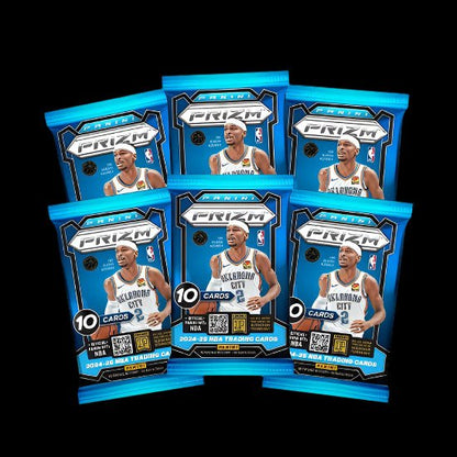 2024 - 25 Panini NBA Prizm Basketball Trading Card Mega Box - Prime 151 Collectibles