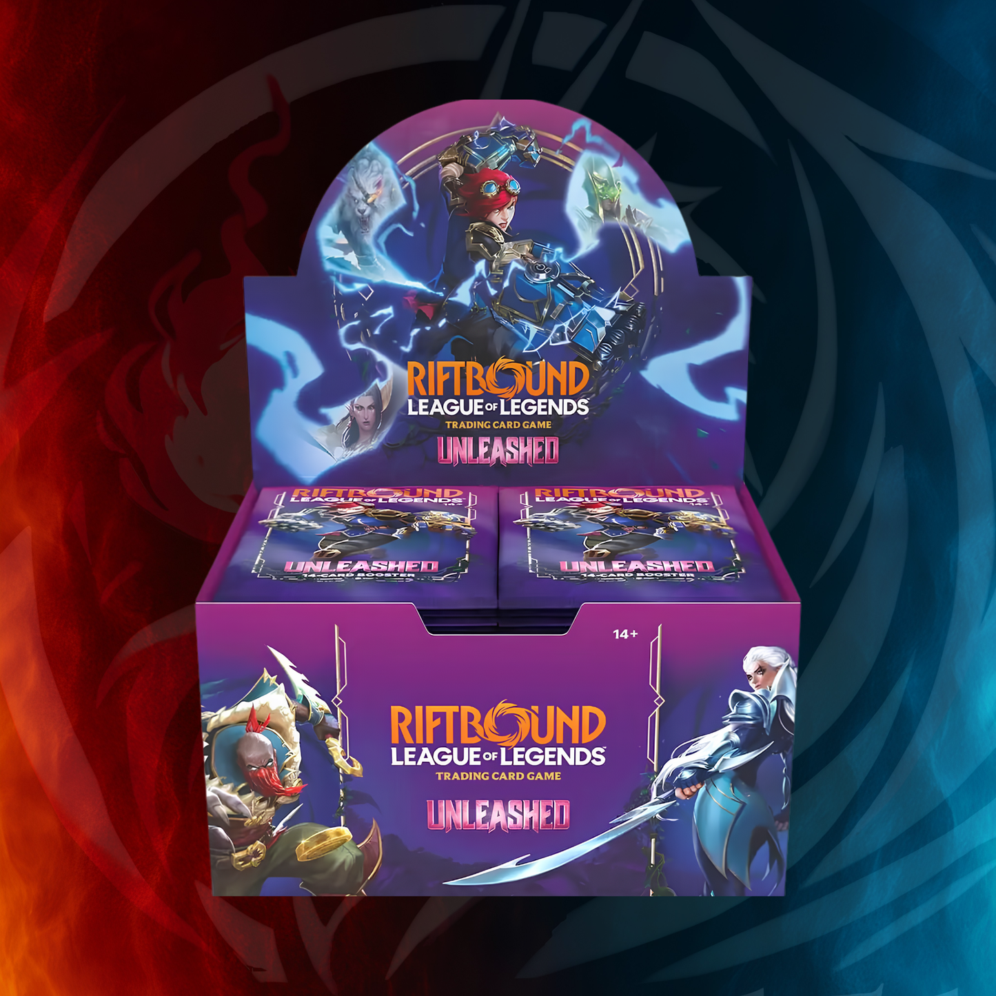 Riftbound: League of Legends TCG Unleashed Booster Display (24 Packs)