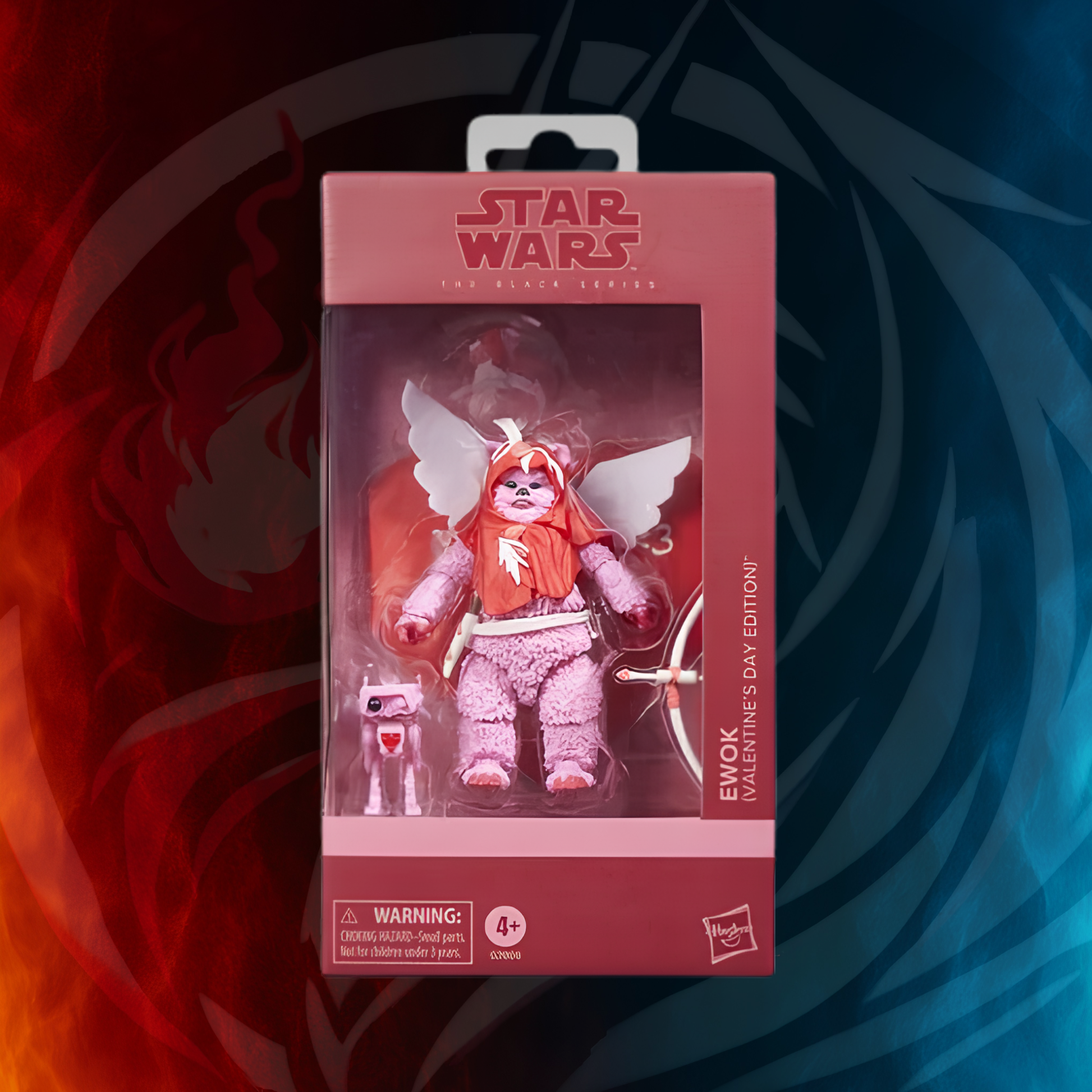 Star Wars Black Series Ewok Valentines Day Edition carded front