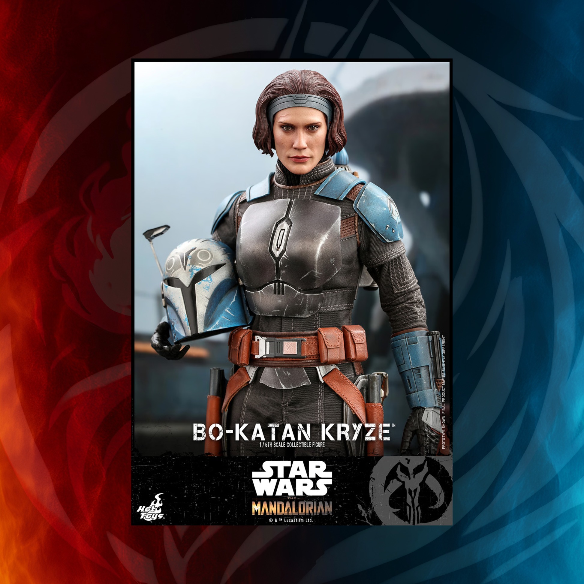 Hot Toys The Mandalorian Bo-Katan Kryze 1/6 scale figure in Nite Owl beskar armor