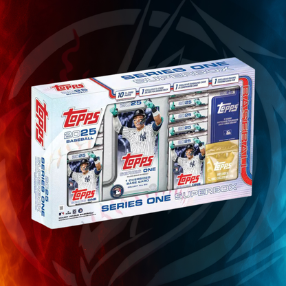 2025 Topps Series One baseball super box front