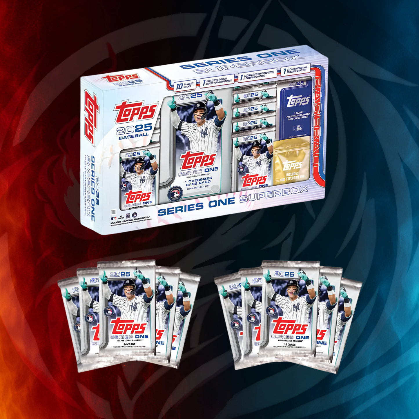 2025 Topps Series One super box with packs