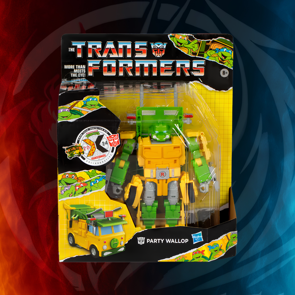 TMNT x Transformers Party Wallop robot mode