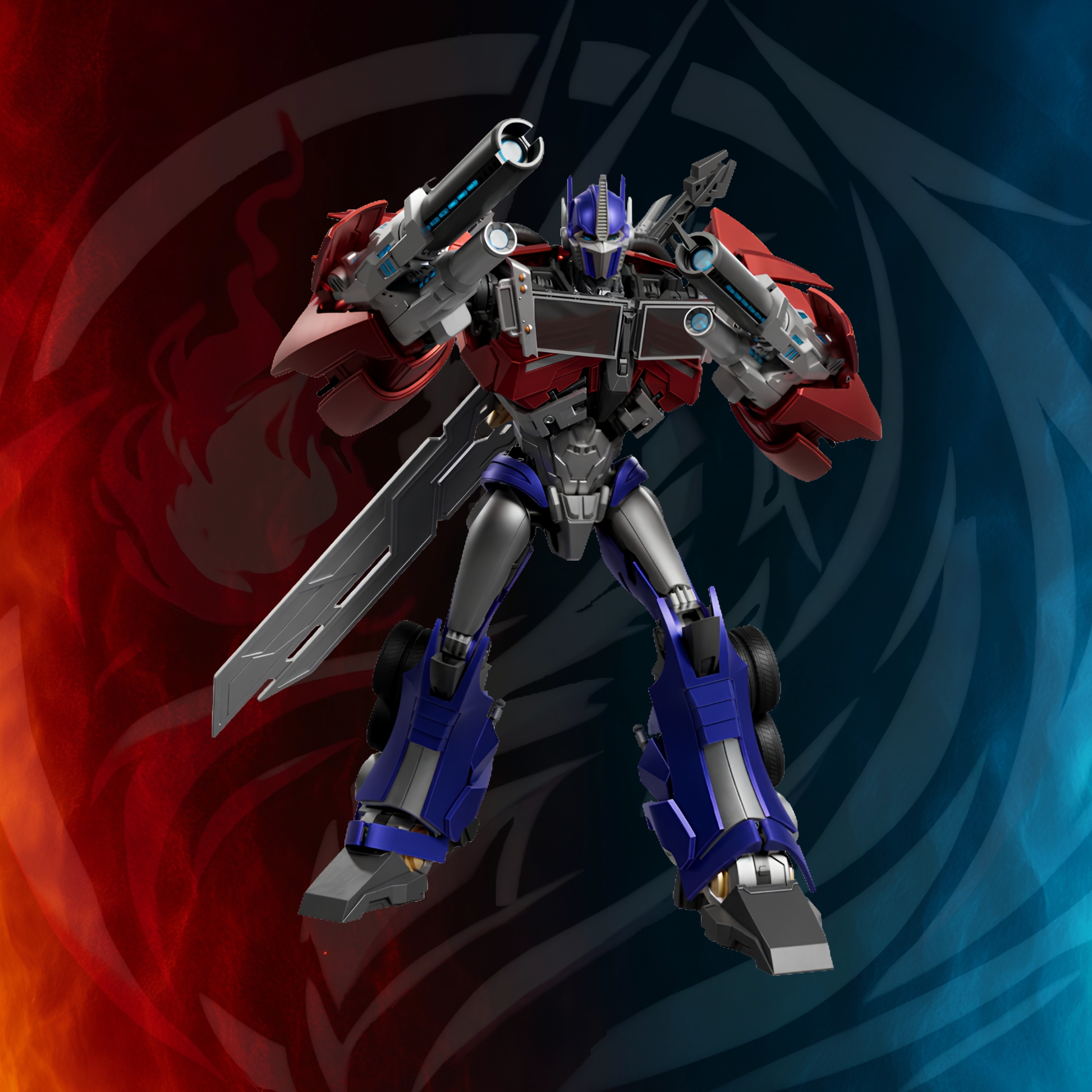 Optimus Prime Action Edition detail