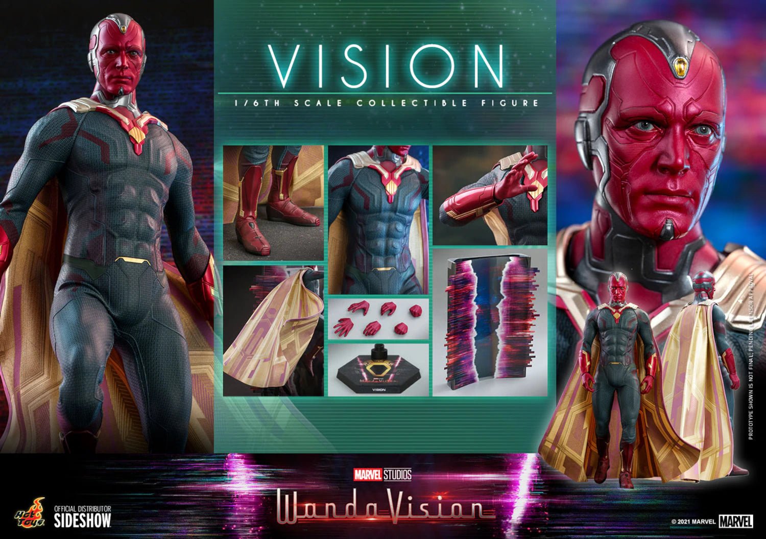 Vision Sixth Scale Figure – WandaVision (Hot Toys) - Prime 151 Collectibles